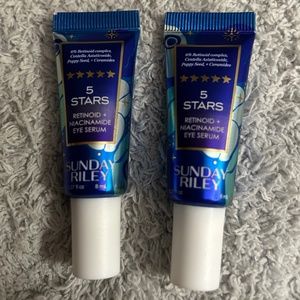 SUNDAY RILEY 5 STARS RETINOID NIACIN AMIDE EYE SERUM (2) .27 OZ